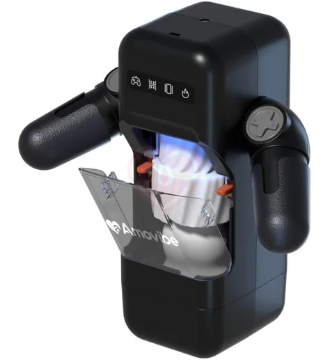 Робот-мастурбатор в форме джойстика Amovibe Game Cup чёрный фото 7