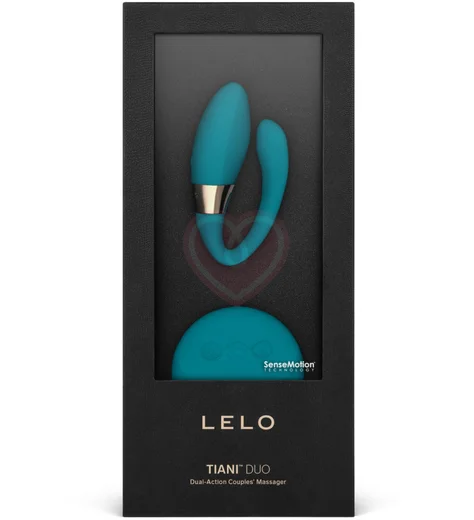 Вибратор для пар LELO Tiani Duo бирюзовый фото 4