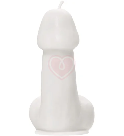 Декоративная свеча в форме члена Pecado белая 47 г фото 3