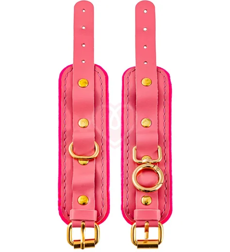 Мини наручники Pecado розовые фото 3