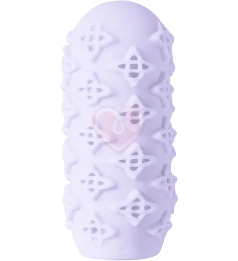 Мастурбатор с двухсторонним рельефом Marshmallow Maxi Honey фиолетовый фото 3