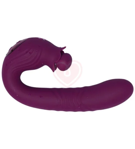 Вибратор со стимуляцией зоны G Selove Campanula фиолетовый фото 4