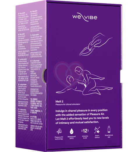 Бесконтактный клиторальный стимулятор We-Vibe Melt 2 фиолетовый фото 7