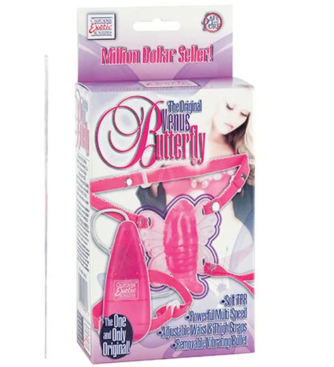 Клиторальный стимулятор Original Venus Butterfly розовый фото 3
