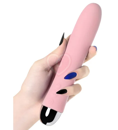 Вибратор с нагревом и пульсирующими шариками Physics Fahrenheit розовый фото 2