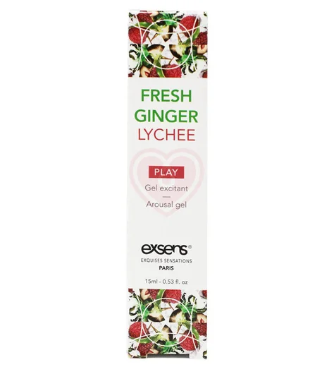 Охлаждающий гель Exsens Fresh Ginger Lychee личи и имбирь 15 мл фото 2