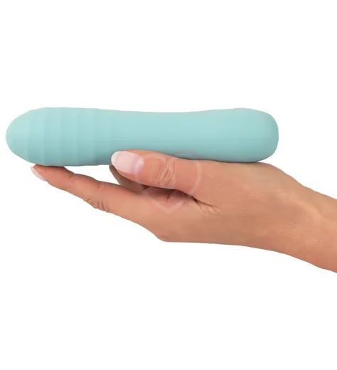 Классический вибратор Cuties бирюзовый фото 3