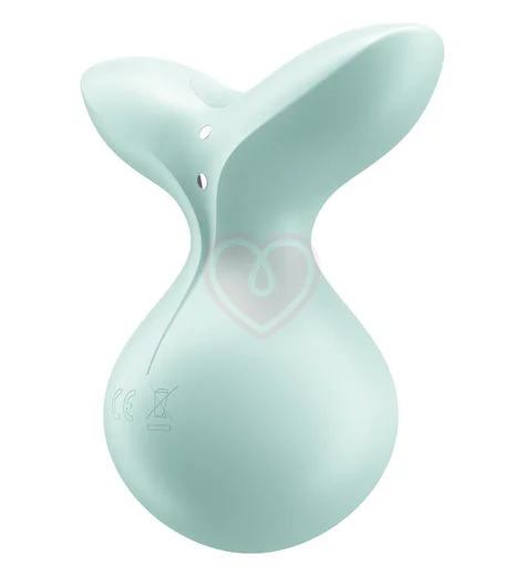 Мини-вибратор с круглым кончиком Satisfyer Viva la Vulva 3 мятный фото 3