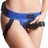 Пояс для страпона Strap-On-Me Curious Harness One Size голубой металлик фото 5