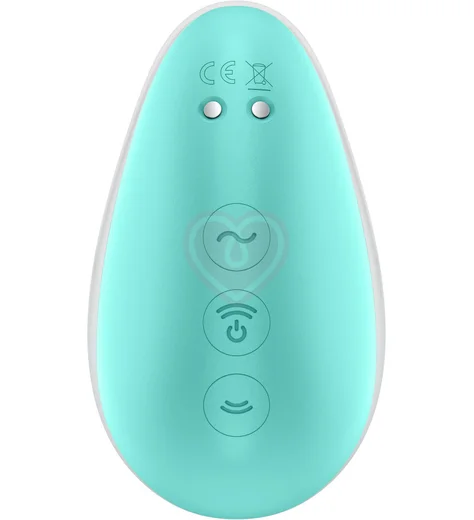 Вакуумно-волновой клиторальный вибростимулятор Satisfyer Pixie Dust мятно-розовый фото 4