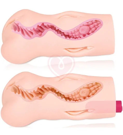 Мастурбатор вагина с реалистичным рельефом Kokos Dream Auto с вибрацией фото 3