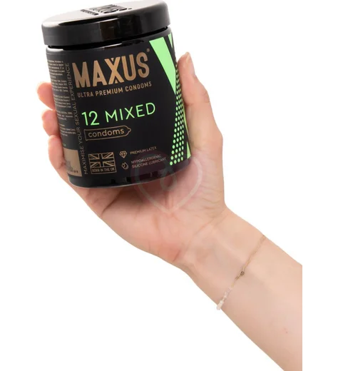 Микс-набор презервативов Maxus Mixed X-Edition 12 шт с кейсом фото 5