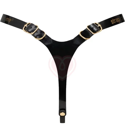Пояс для страпона Strap-On-Me Leatherette Harness Fabulous чёрный фото 2