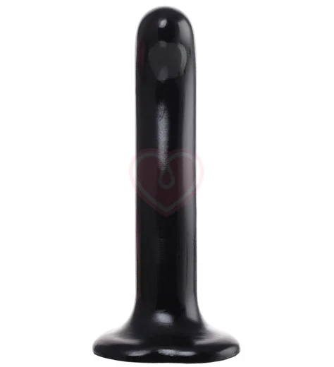 Фаллоимитатор с изгибом и присоской Strap-on-me L чёрный 19 см фото 4