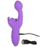 Вибратор с клиторальным стимулятором-бабочкой Butterfly Kiss фиолетовый фото 3