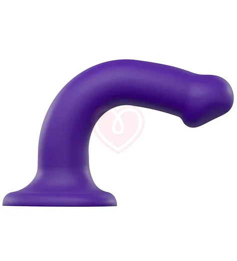 Фаллоимитатор Strap-On-Me Dildo Dual Density Semi-Realistic S 15 см фиолетовый фото 2