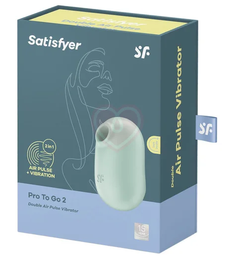 Вакуумный вибростимулятор Satisfyer Pro To Go 2 мятный фото 5