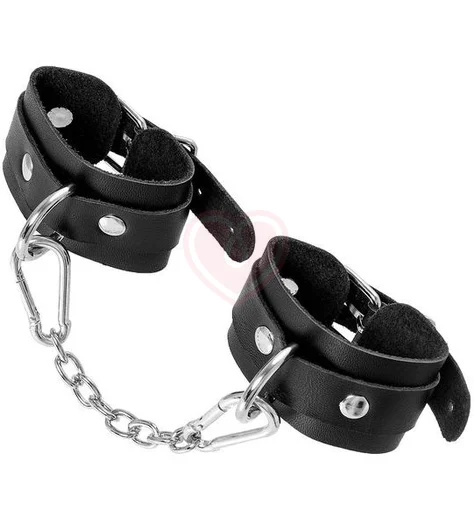 Наручники-браслеты со скругленными углами Pecado BDSM черные фото 6