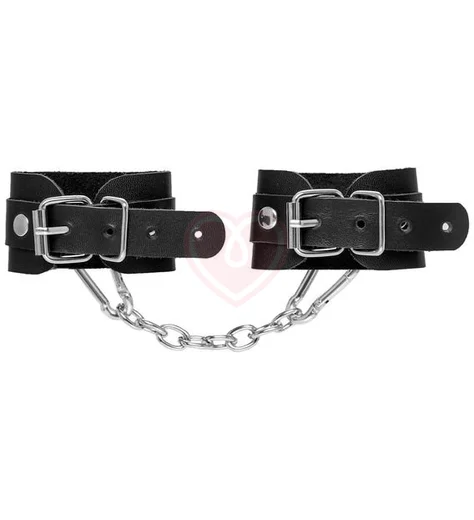 Наручники-браслеты со скругленными углами Pecado BDSM черные фото 7