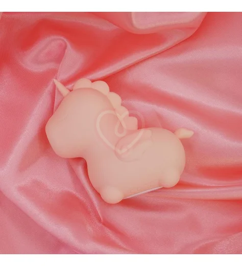 Клиторальный пульсирующий вибратор в виде единорога Unihorn Heart Throb розовый фото 6