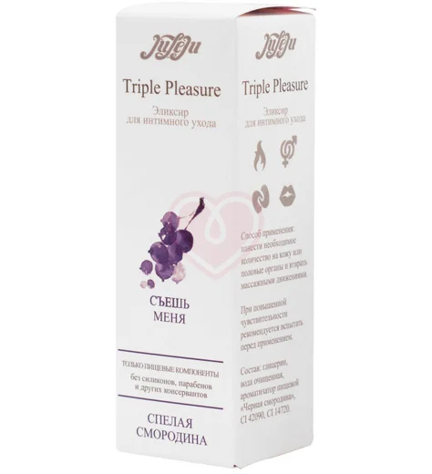 Эликсир для орального секса Juleju Triple Pleasure Спелая смородина 65 г фото 6