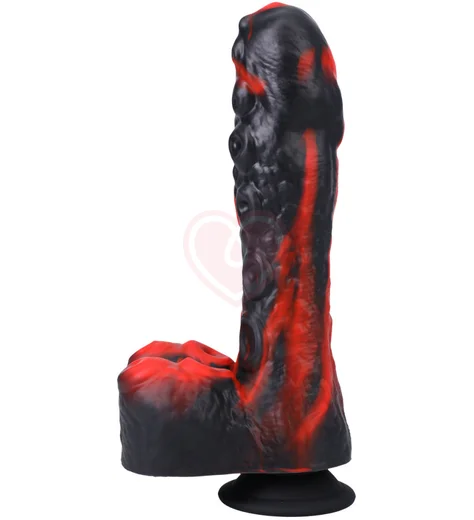 Мини секс-машина на присоске с пультом Tendril Thruster чёрно-красная фото 3