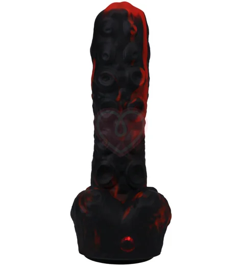 Мини секс-машина на присоске с пультом Tendril Thruster чёрно-красная фото 6