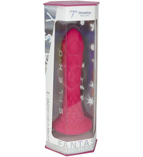 Фаллоимитатор на присоске Silexd Fantasy Line Dreamy розовый фото 5