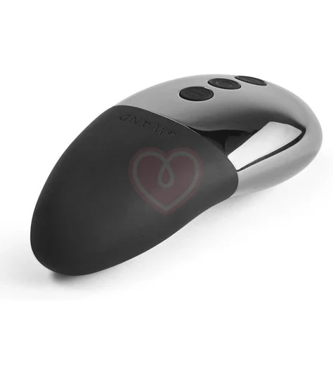 Утяжелённый мини-вибратор Le Wand Point чёрный хром фото 4