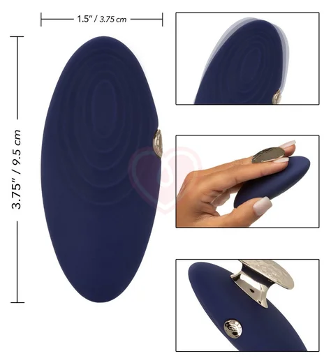 Мини-вибратор Chic Violet с ручкой для держания фото 3