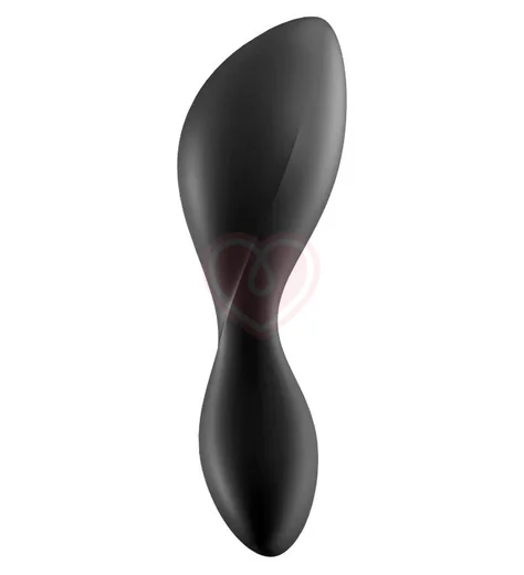Анальная вибропробка Satisfyer Trendsetter с приложением чёрная фото 4