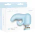 Утяжелённая насадка с двумя кончиками для массажёра Le Wand Dual голубая фото 5