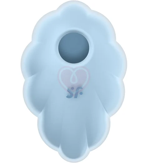 Вакуумный вибростимулятор Satisfyer Cloud Dancer голубой фото 2