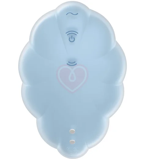 Вакуумный вибростимулятор Satisfyer Cloud Dancer голубой фото 4