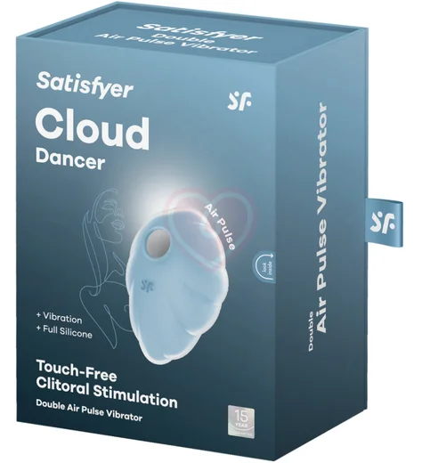 Вакуумный вибростимулятор Satisfyer Cloud Dancer голубой фото 5