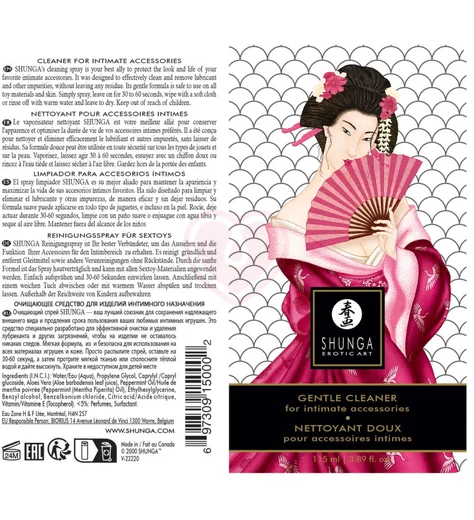 Очищающий спрей для игрушек и тела Shunga Gentle Cleaner 115 мл фото 2