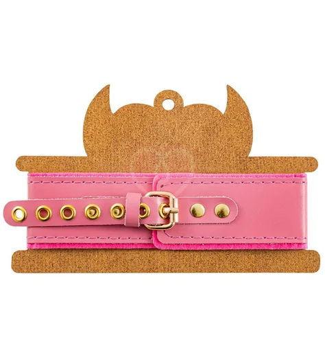 Двухслойный ошейник Pecado розовый фото 7