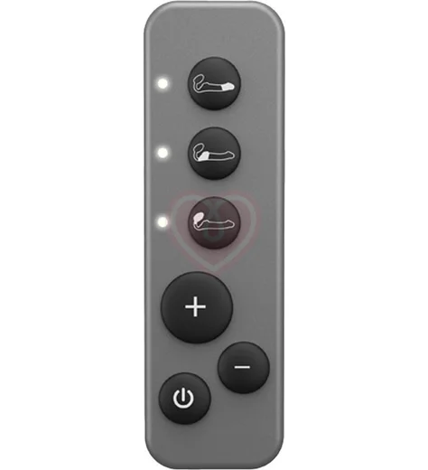 Безремневой страпон с вакуумной стимуляцией и пультом Strap-On-Me Multi Orgasm L синий фото 4