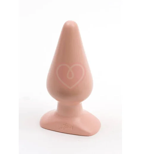 Пробка анальная большая Butt Plugs Smooth Classic Large телесная фото 3