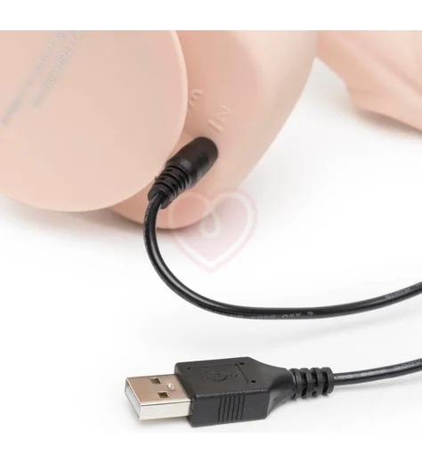 Вибратор с дистанционным управлением Uprize Realistic Dildo 21 см телесный фото 2