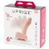 Вибратор с дистанционным управлением Uprize Realistic Dildo 21 см телесный фото 9