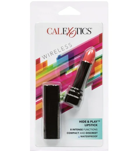 Вибратор в форме красной помады Coco Hide Play Lipstick фото 6