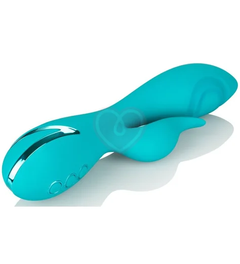 Вибратор со стимуляцией точки G и клитора Santa Monica Starlet голубой фото 2