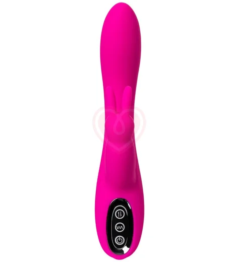 Вибратор с тремя кончиками Jos Spanky розовый фото 6