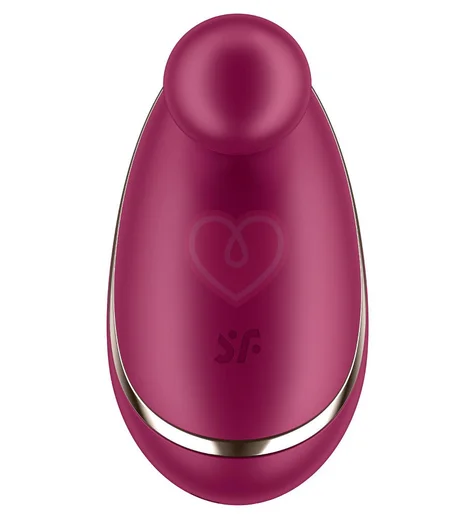 Мини-вибратор с круглым кончиком Satisfyer Spot On 1 бордовый фото 2