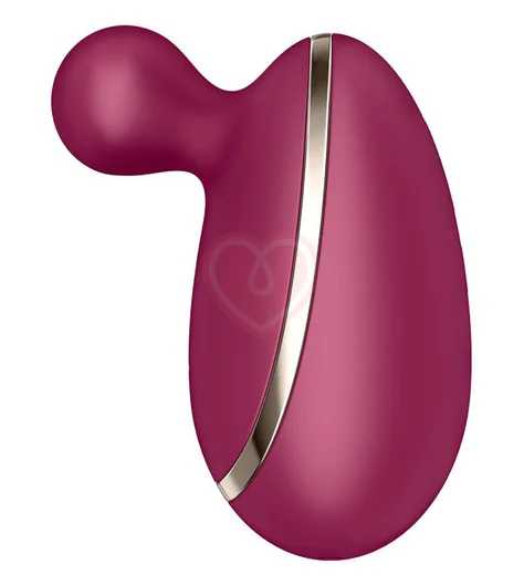 Мини-вибратор с круглым кончиком Satisfyer Spot On 1 бордовый фото 3