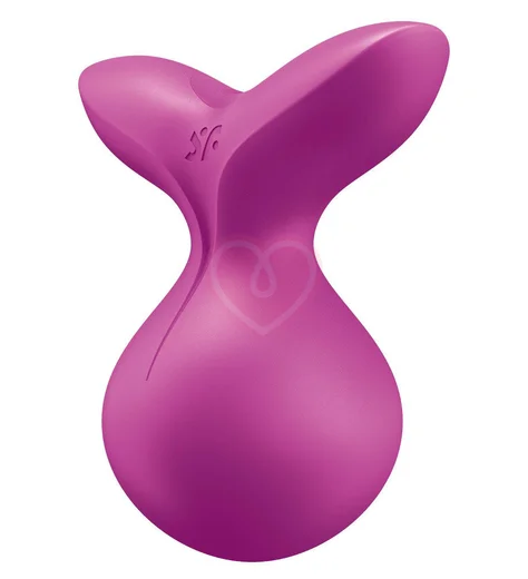 Мини-вибратор с круглым кончиком Satisfyer Viva la Vulva 3 пурпурный фото 2