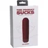 Компактный вакуумный стимулятор This Product Sucks красный фото 6