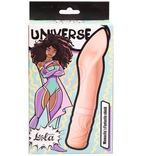 Клиторальный вибратор в форме лепестка Universe Mamasita’s Fantastic Shield бежевый фото 5