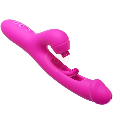 Вибратор-кролик Amovibe G Spot Ultra со стимуляцией зоны G розовый фото 2